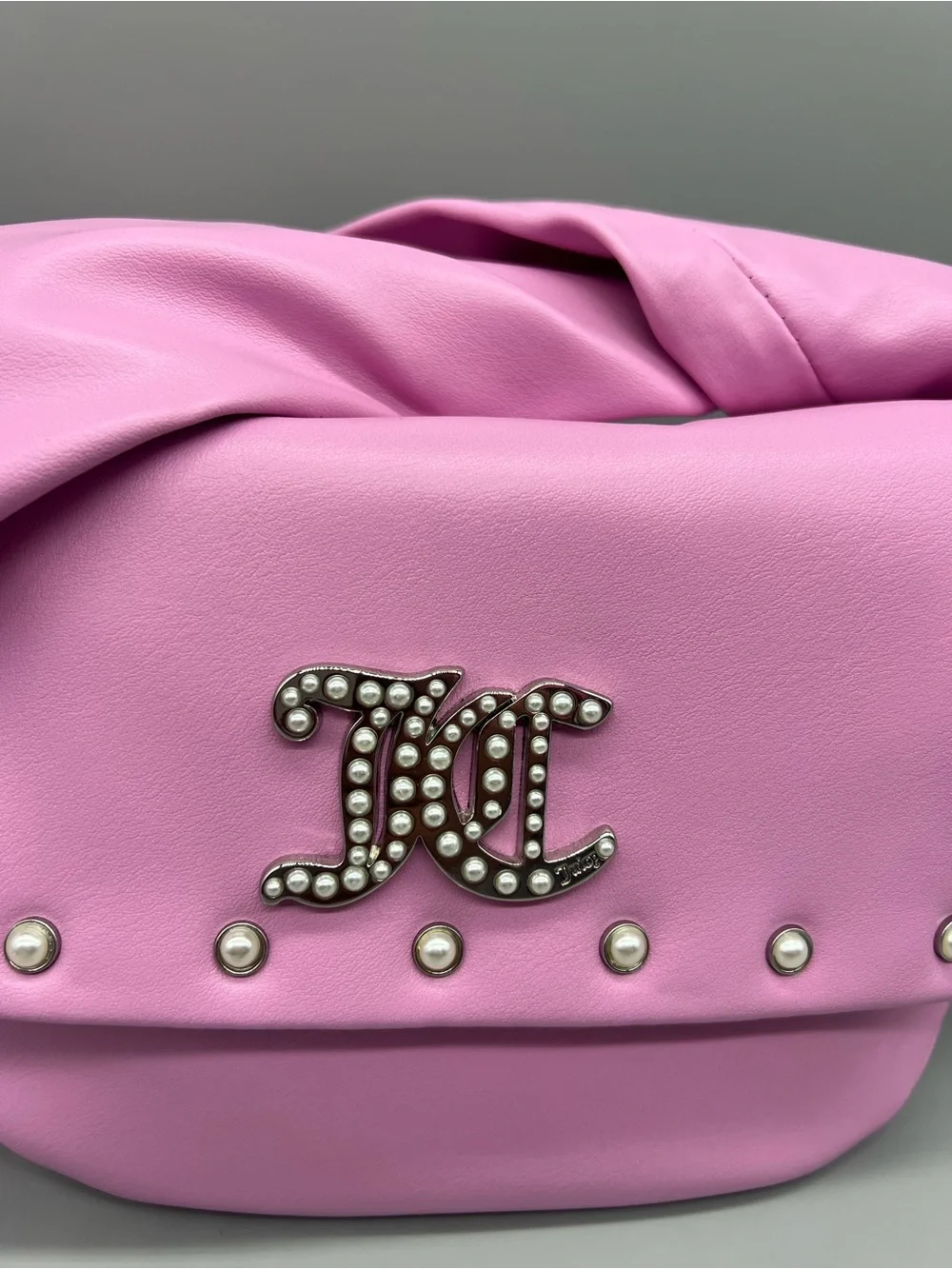 Juicy couture soft bow crossbody purse